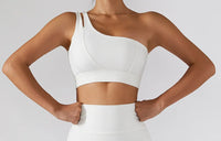 High Stretch Comfy One-Shoulder Sports Bra