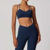 Women's Sexy Top Push Up Crop Sports Bra