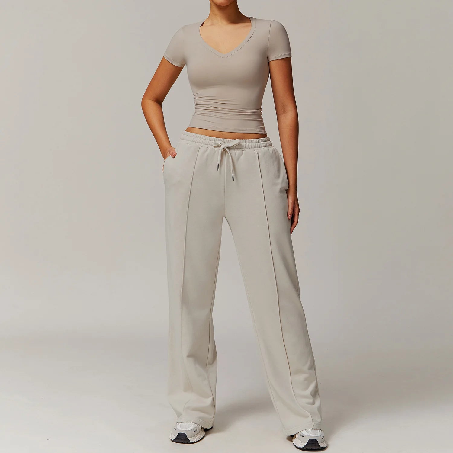 Female Two Pieces Tracksuit Set