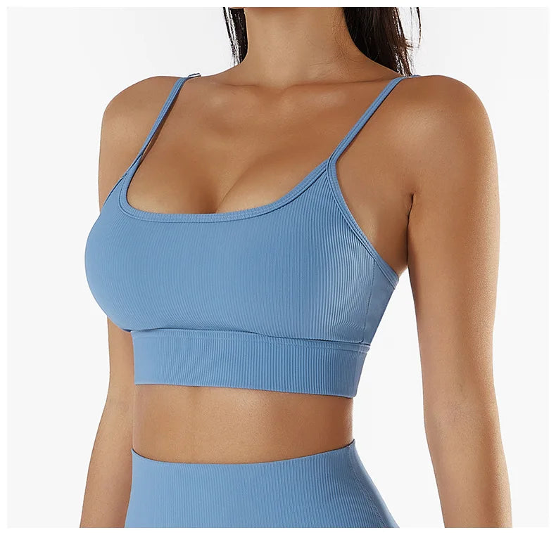 Sexy Tight Elastic Sports Bra