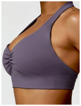 Elastic Nylon Spandex Fitness Sport Bra