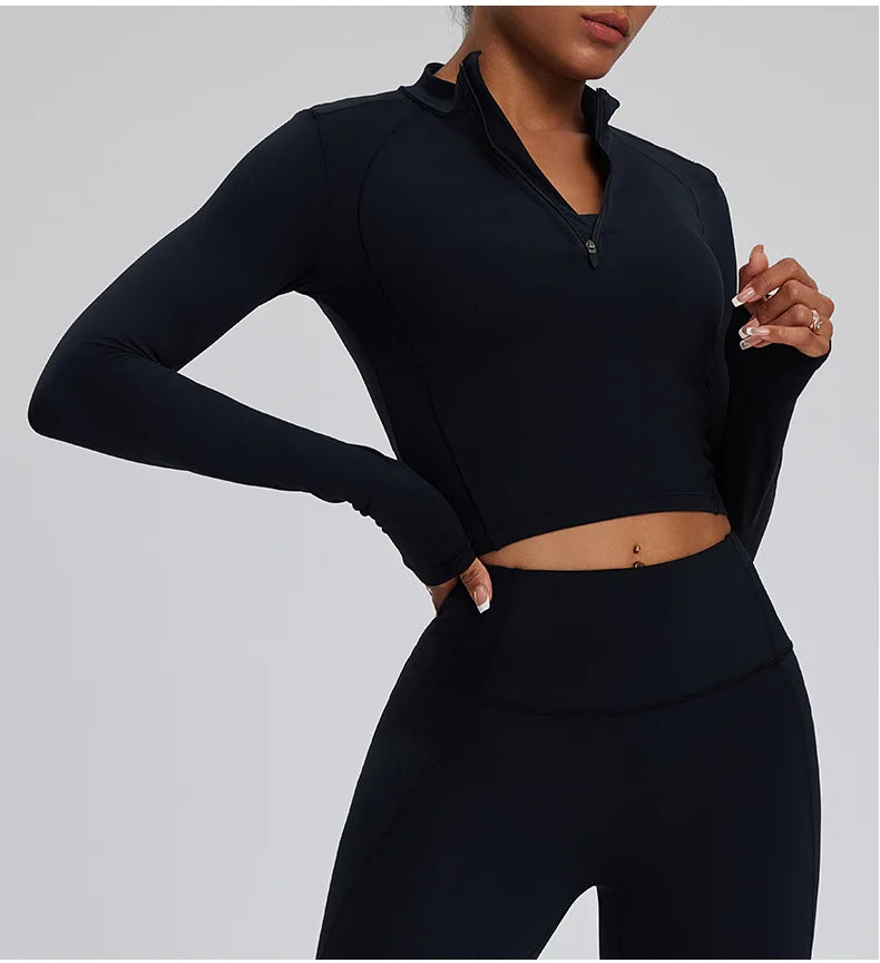 Push Up Yoga Long Sleeved T-Shirts