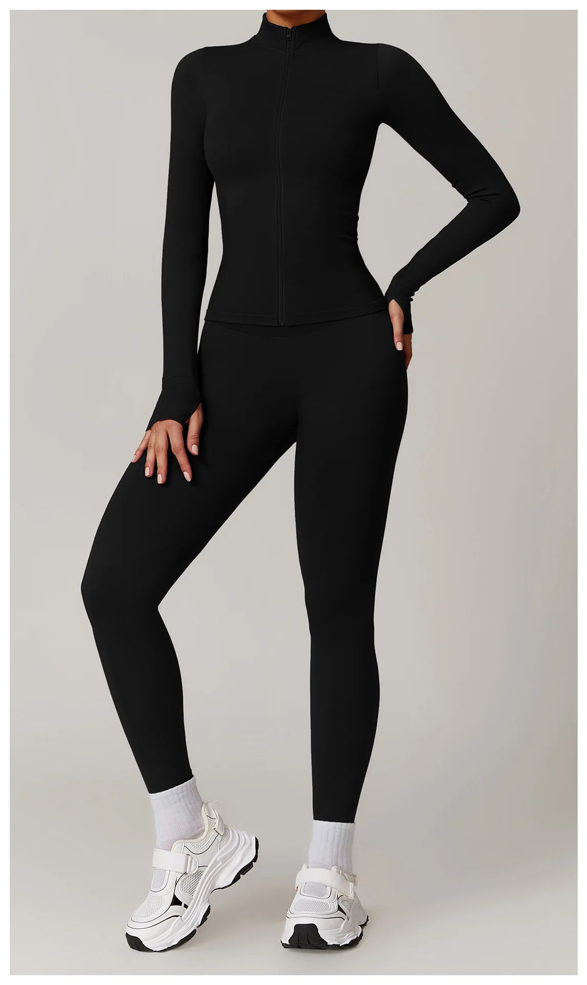 New Seamless Yoga Slimming Zipper Jacket Slimming Zipper