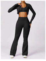 Seamless Flare High Waist Wide Leggings