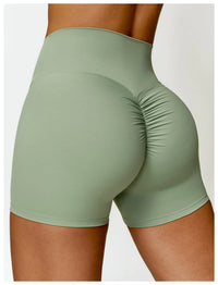 Tights High Wais Push Up Scrunch Butt Yoga Shorts