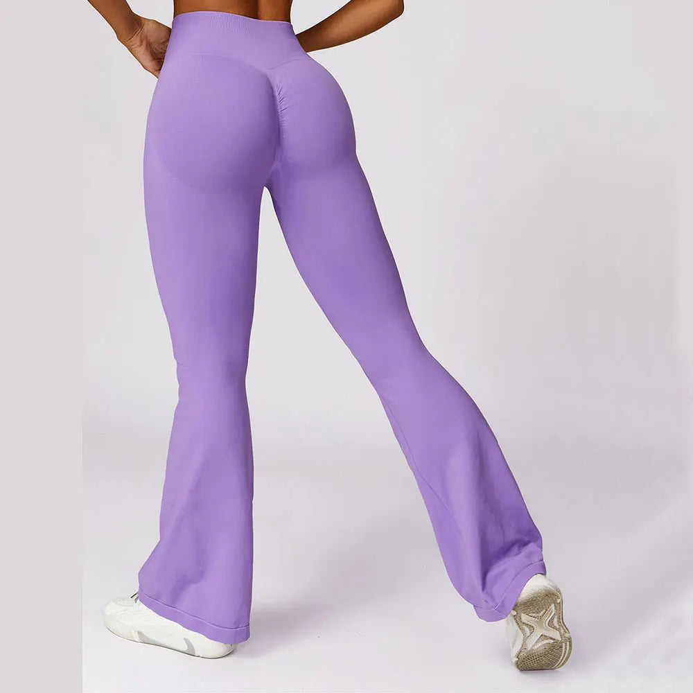 Seamless Flare High Waist Wide Leggings