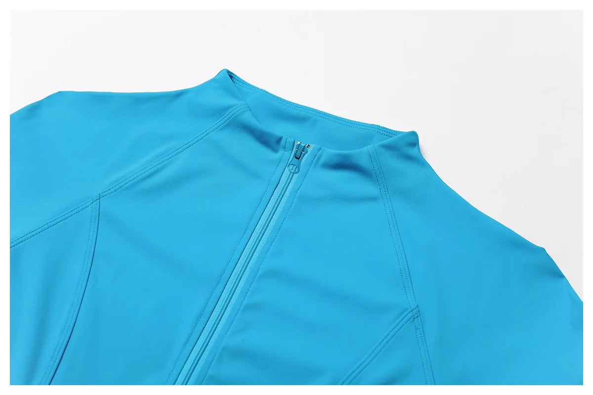 High Elastic Long Sleeve Winter Fitness Jacket