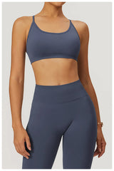 Seamless Fitness Shockproof Sports Bra