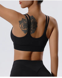 Push Up Cross Strap Sport Bra