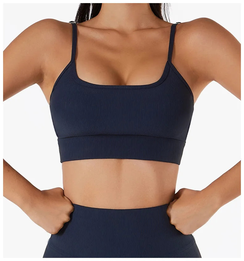 Sexy Tight Elastic Sports Bra