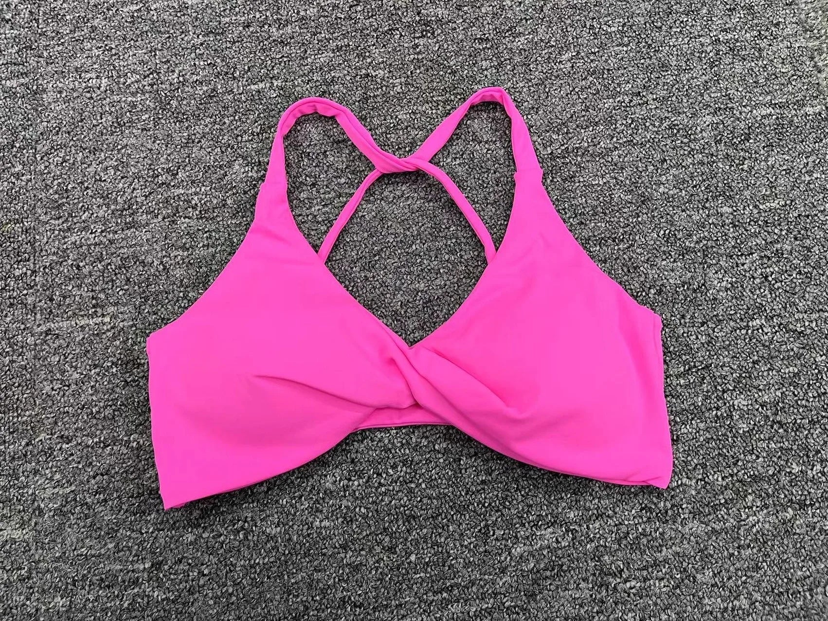 Sexy Halter Push Up Sports Bra