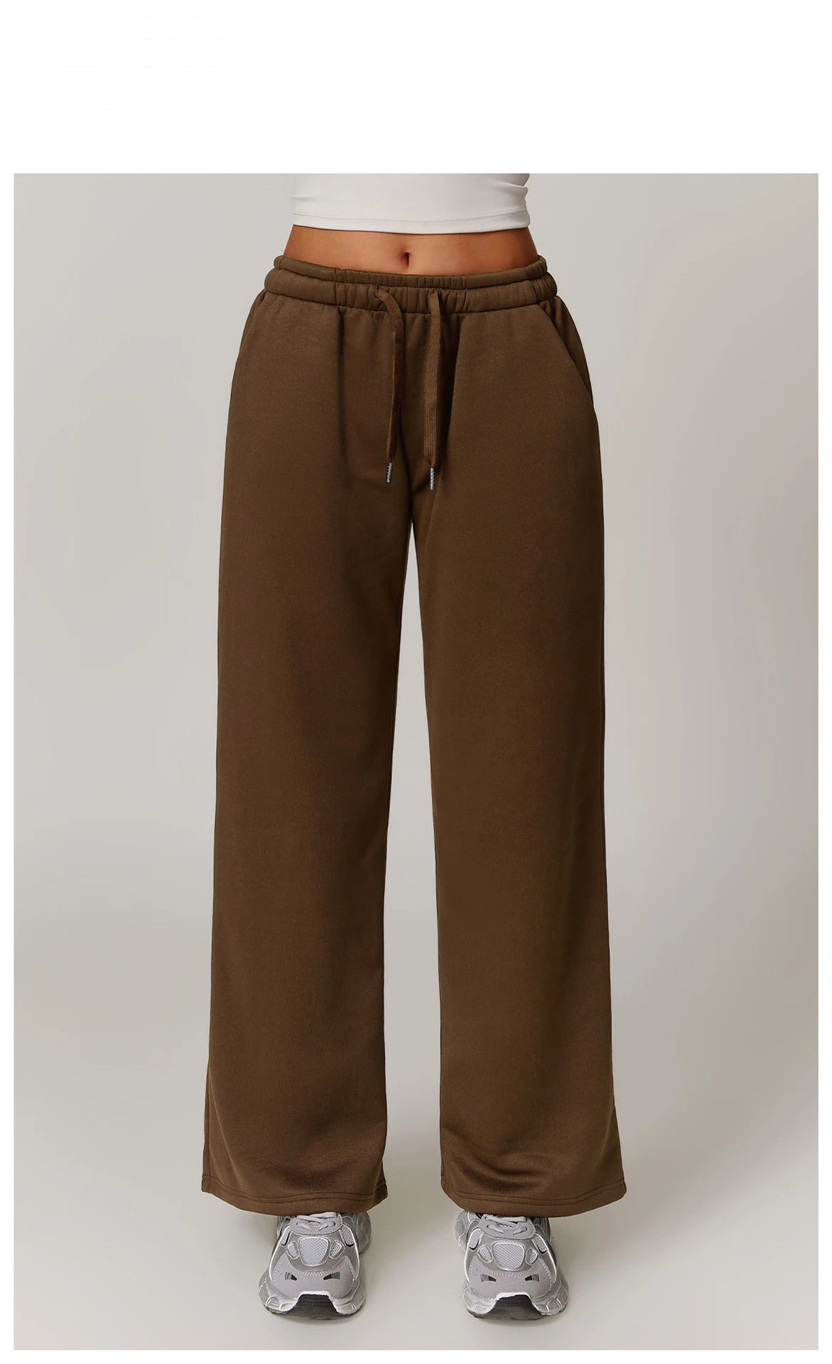 Wide Leg High Waist Sweatpants