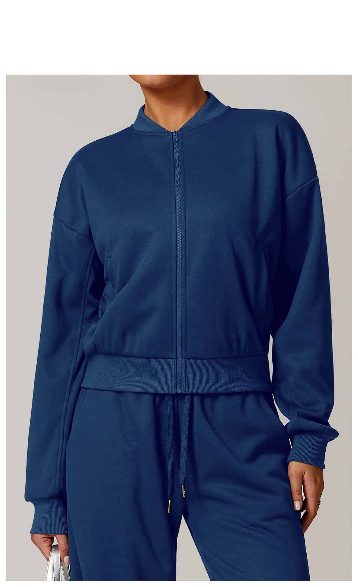 Loose Tracksuit Zipper Long Sleeve Jackets