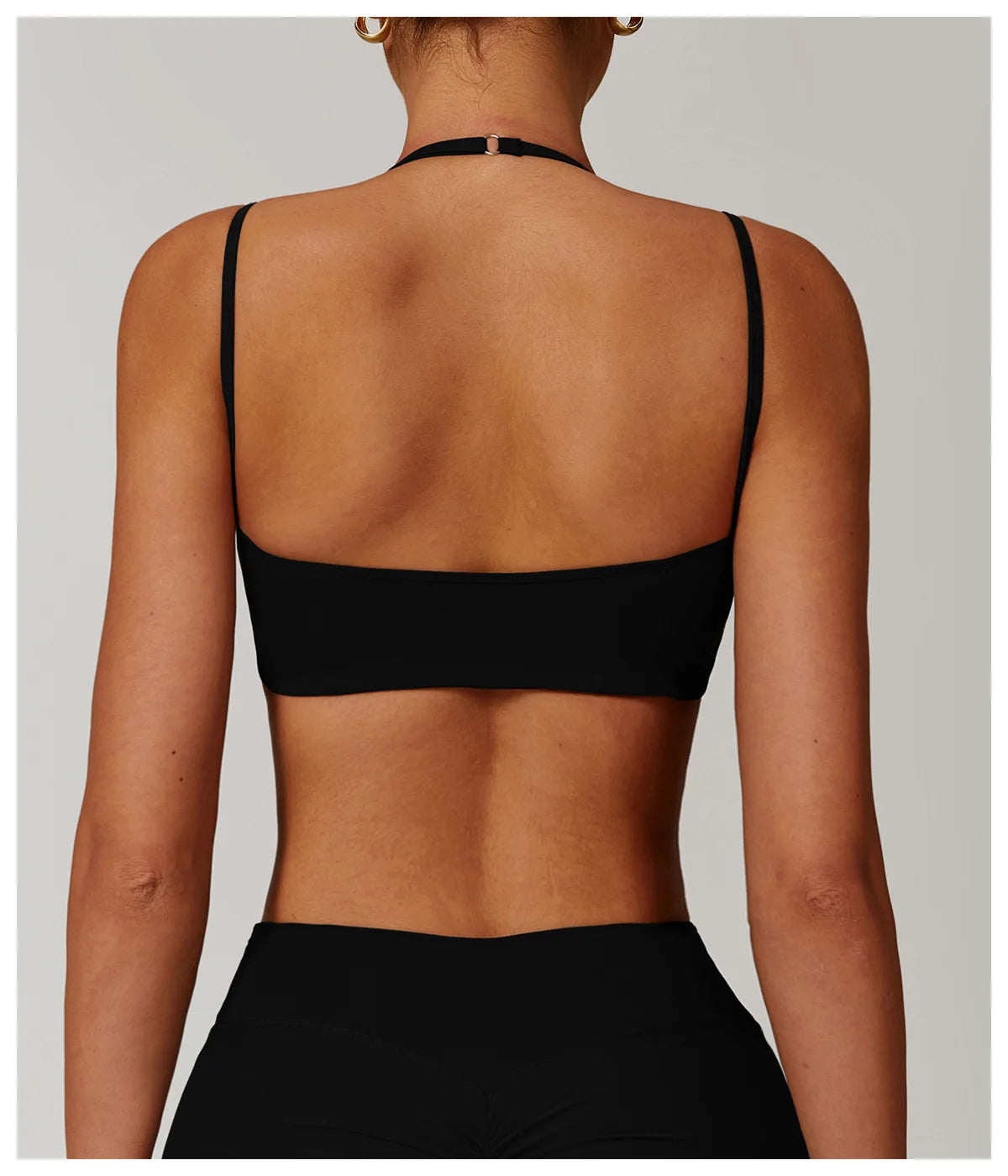 Halter High Support Impact Top Sports Bra