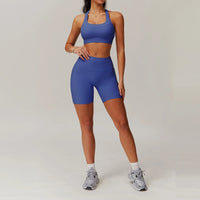 Ribbed Two Piece Gym Tracksuits Set