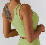 High Stretch Comfy One-Shoulder Sports Bra