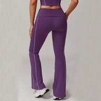 Breathable  High Waist Bell-bottoms  Leggings