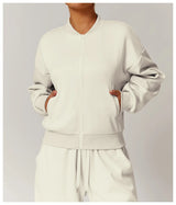 Loose Tracksuit Zipper Long Sleeve Jackets