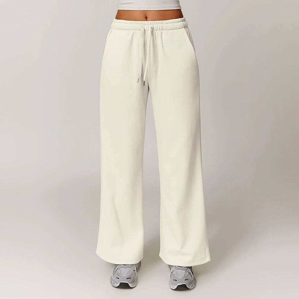 Wide Leg High Waist Sweatpants