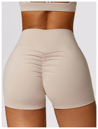 Tights High Wais Push Up Scrunch Butt Yoga Shorts