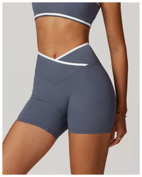 Breathable High Waist Sports  Gym Shorts