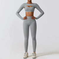 Women's 2 or 3 Pieces Yoga Set Sportswear Women