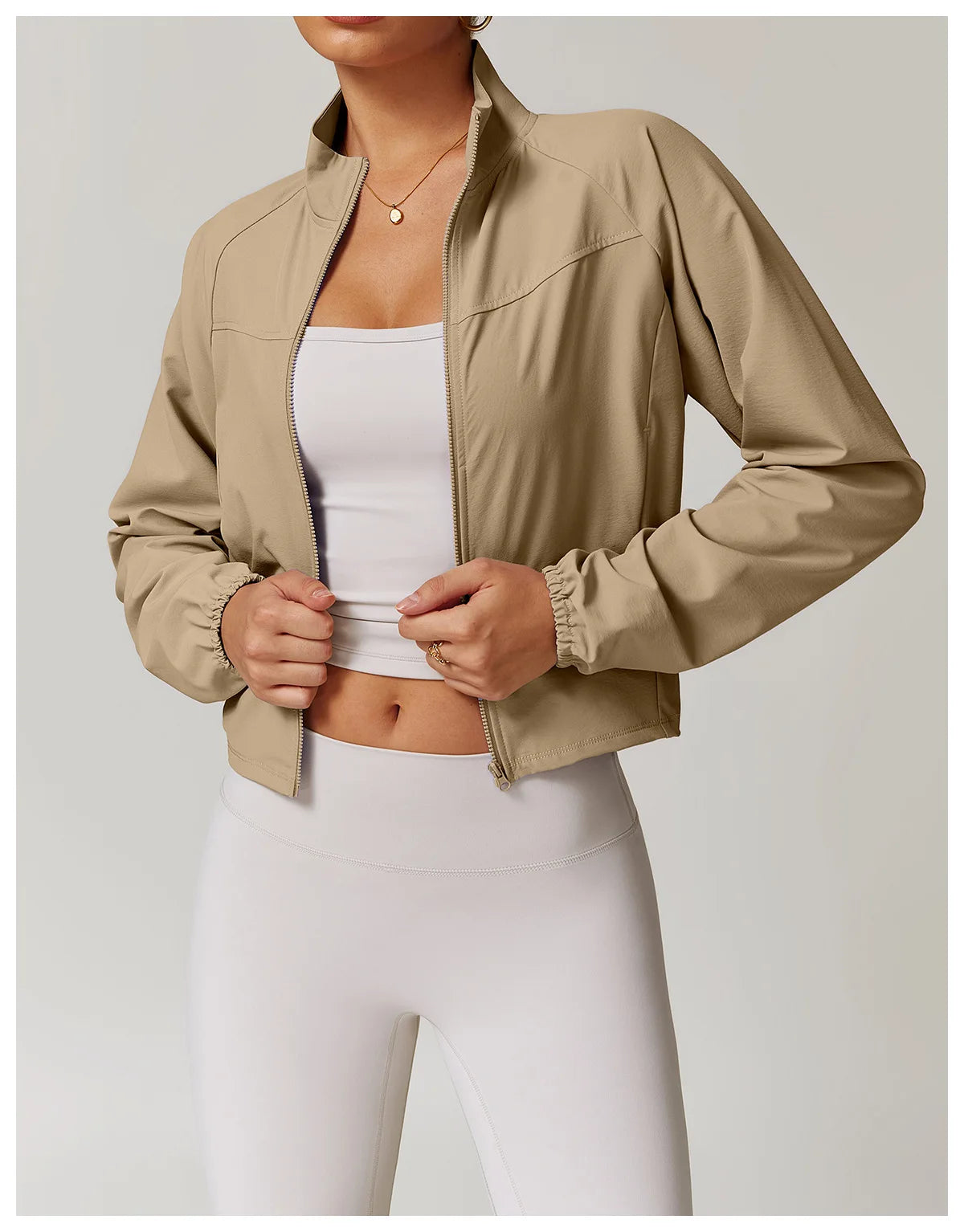 Long Sleeved Women's  Outdoor Fitness Jacket