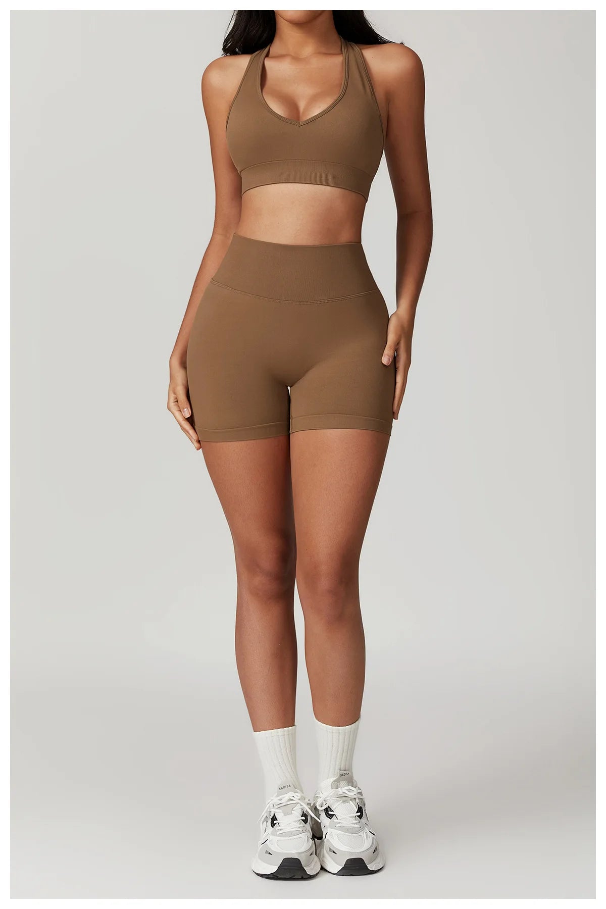 Seamless Scrunch Butt High Waist Tights Yoga Shorts