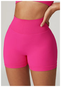 Seamless Scrunch Butt High Waist Tights Yoga Shorts