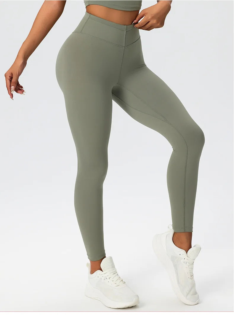 Women's Stretchy Hip Lifting  High Waist Leggings