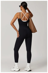 Sexy Backless Sling Yoga Jumpsuit