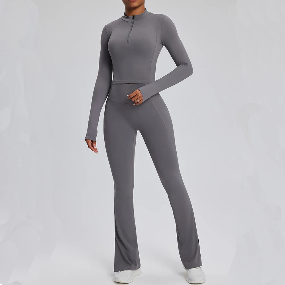 Two Pieces Athletic Tracksuits Set