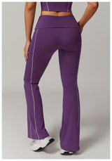 Breathable  High Waist Bell-bottoms  Leggings