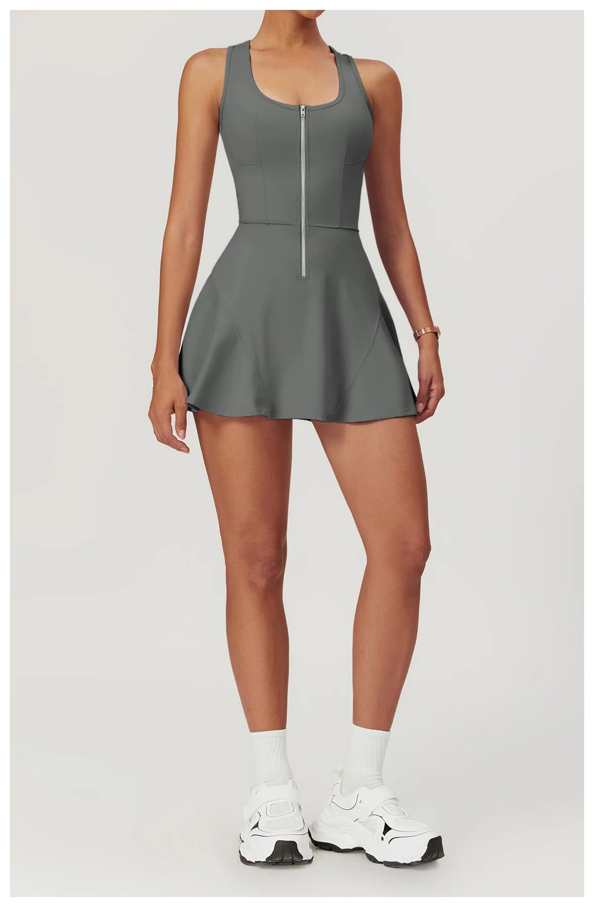 Fitness Zipper Dress