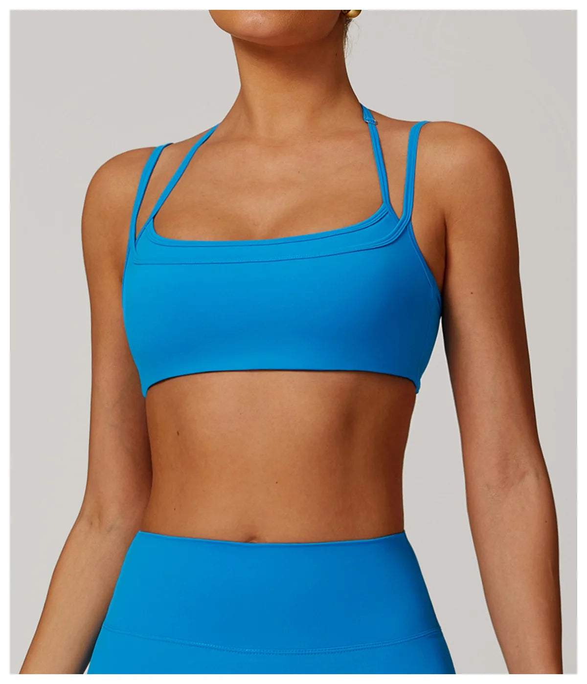 Halter High Support Impact Top Sports Bra