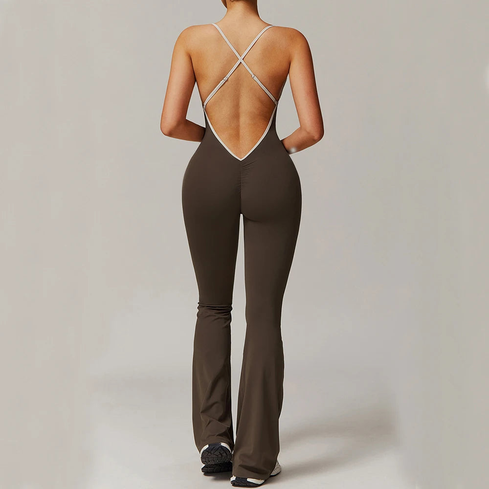 Sexy Cross Adjustable Jumpsuit