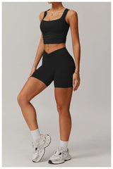 Sexy High Waisted V Waist Sports Shorts