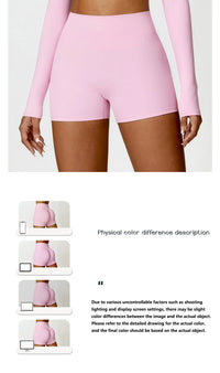 Tights High Waist Workout Push Up Scrunch Butt Shorts