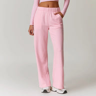 Outdoor High Waist style Straight Leg Sweatpants