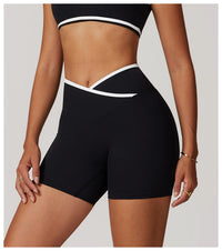 Breathable High Waist Sports  Gym Shorts