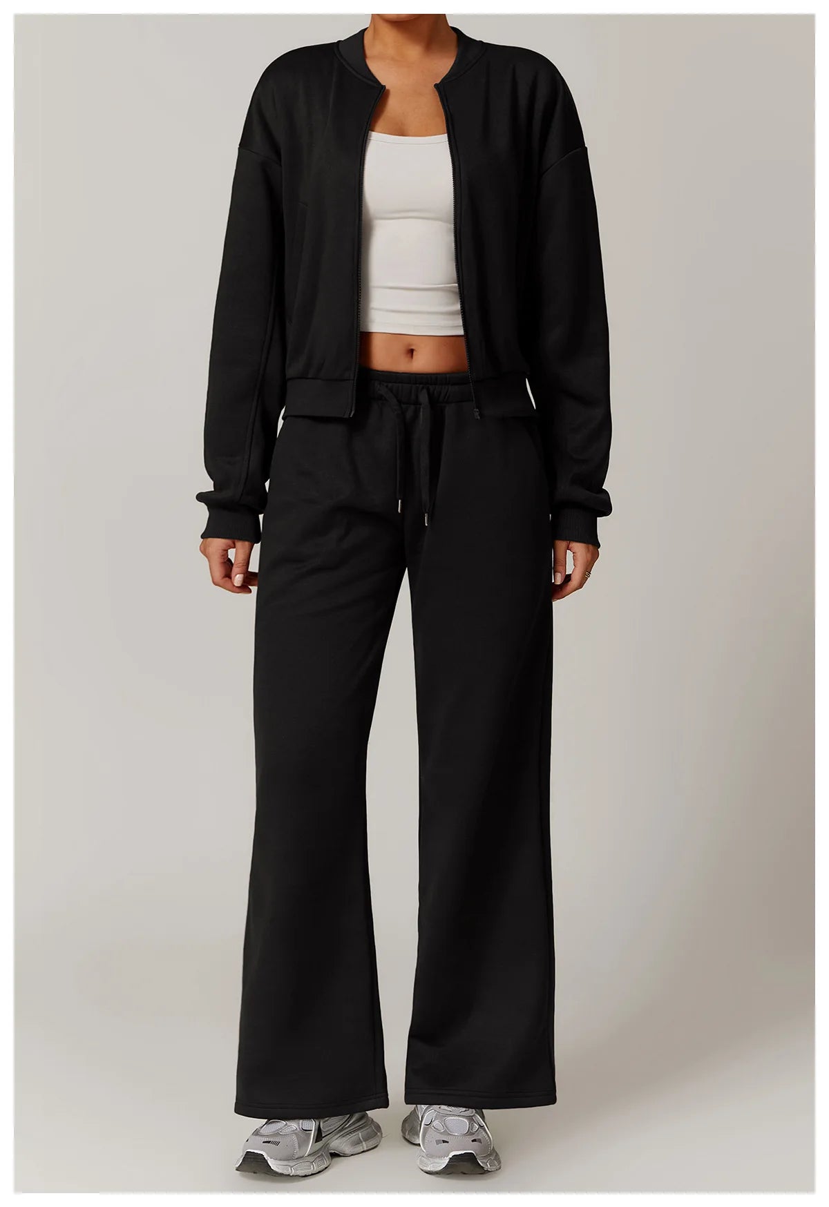 Wide Leg High Waist Sweatpants