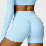 Tights High Wais Push Up Scrunch Butt Yoga Shorts