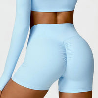 Tights High Waist Workout Push Up Scrunch Butt Shorts