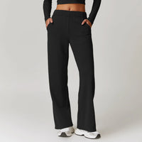 Outdoor High Waist style Straight Leg Sweatpants