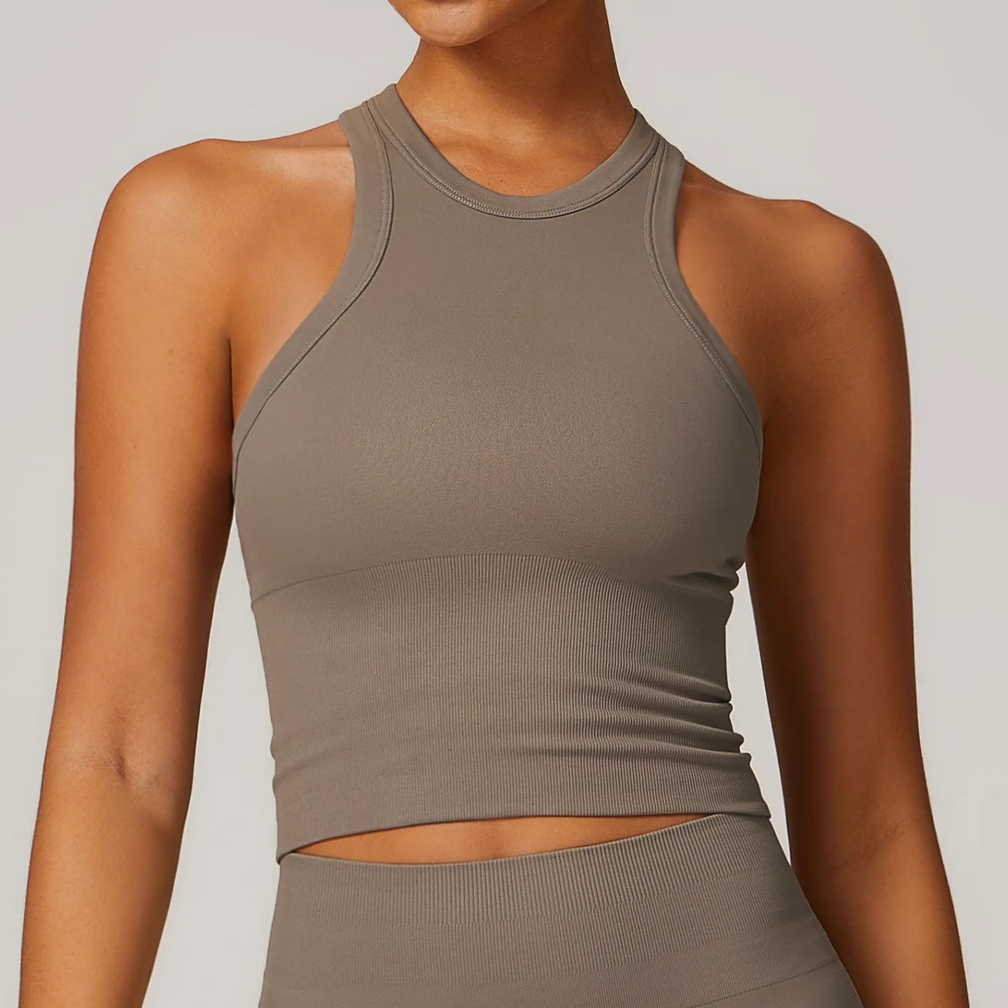 Seamless Shockproof Padded Tank Top