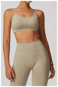 Seamless Fitness Shockproof Sports Bra