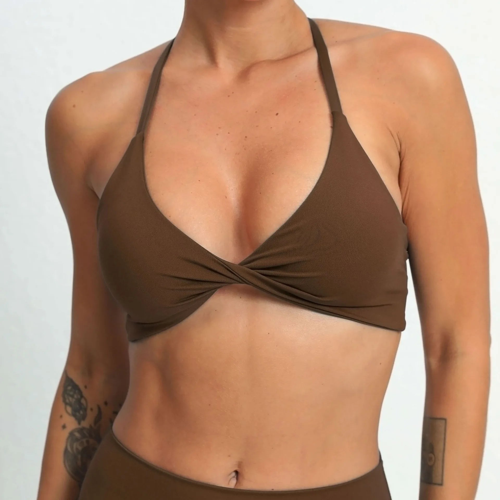 Sexy Halter Push Up Sports Bra