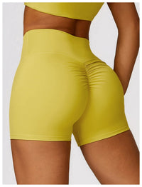 Tights High Wais Push Up Scrunch Butt Yoga Shorts