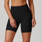 Ribbed High Waist Scrunch Butt Yoga Shorts