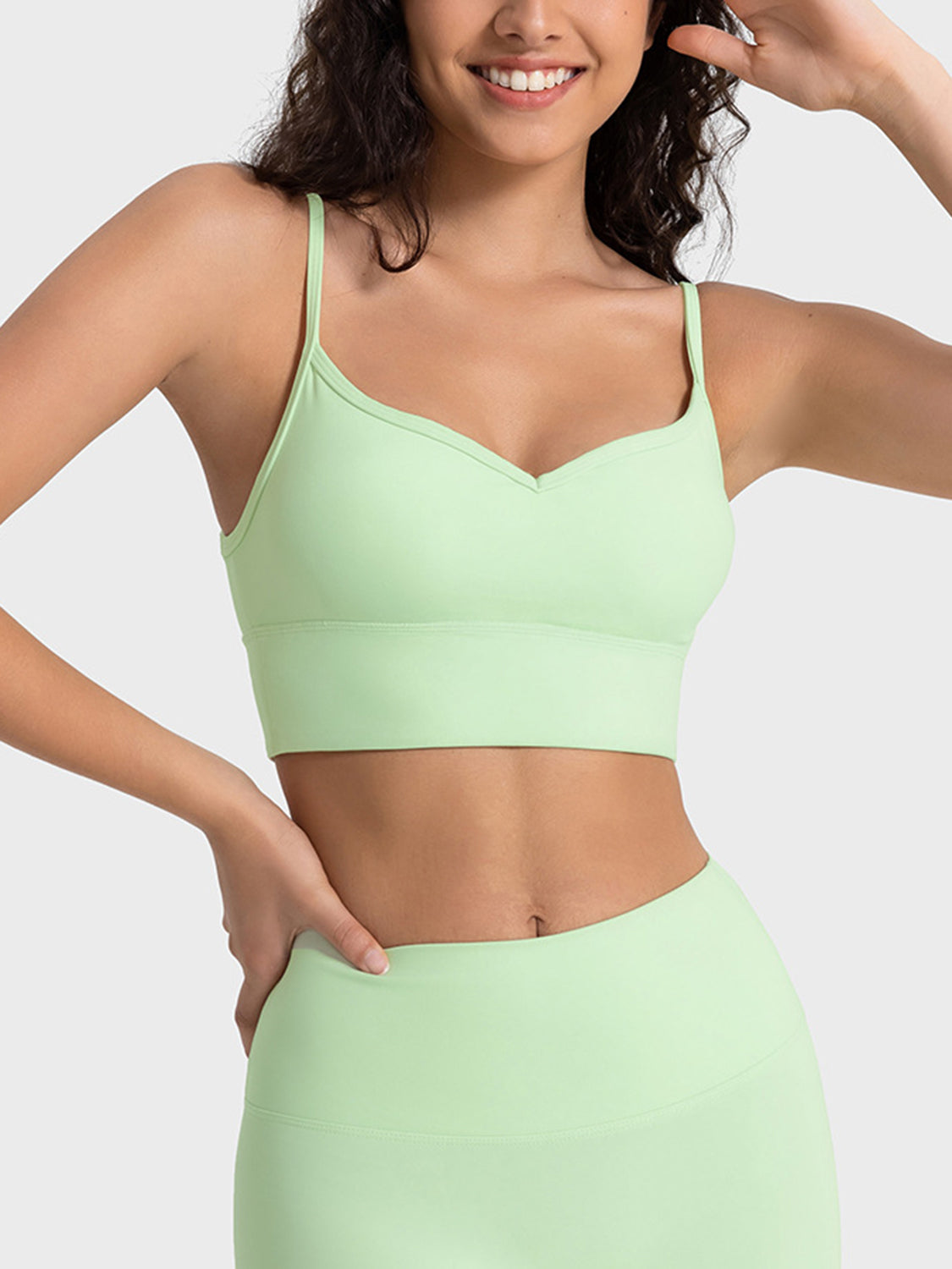 Spaghetti Strap Sport Bra